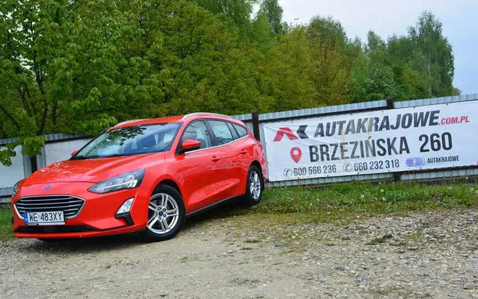 ford łódzkie Ford Focus cena 47900 przebieg: 180000, rok produkcji 2019 z Nowy Targ